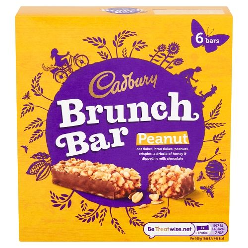 Cadbury Brunch Bar Peanut 6x32g