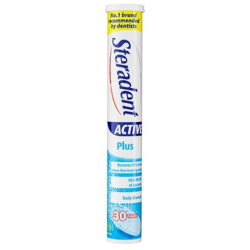 Steradent Active Plus Tabs 30 Pack