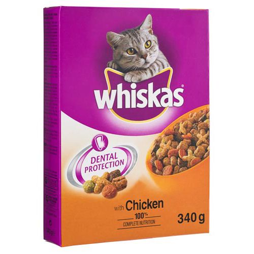 Whiskas1+ Compl Chicken 340g