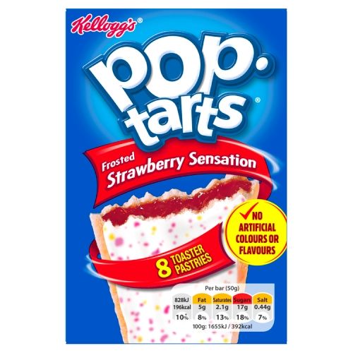 Kellogs Pop Tarts Strawberry Sensation 8x48g