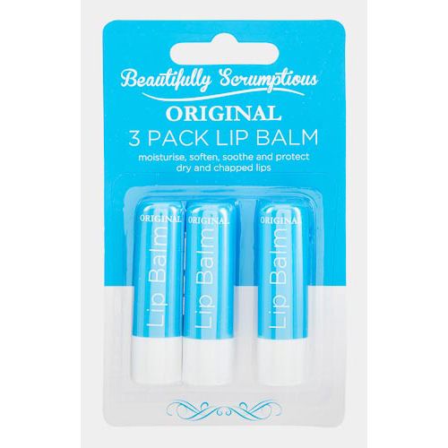Beaut Scrumptious Lip Balm 3pk