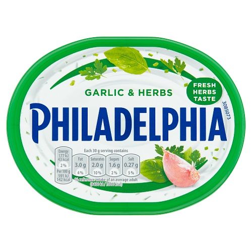 Philadelphia Garlic Herb 180g