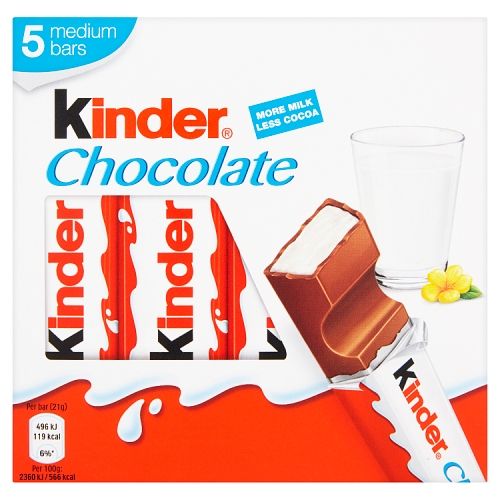 Kinder Chocolate Snackbar 5x21g