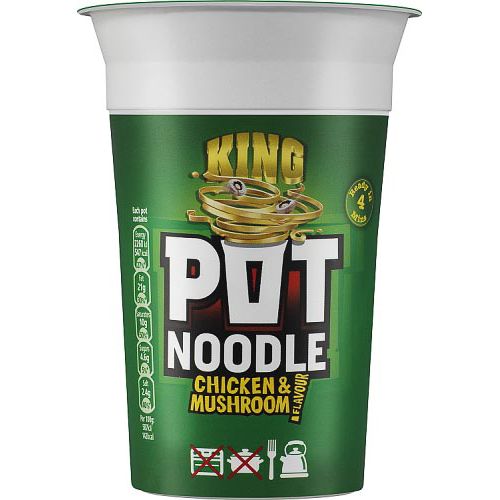 114g King Pot Noodle Chic&mush