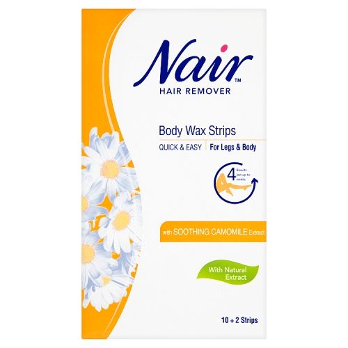 Nair Body Wax Strips 12 Pack