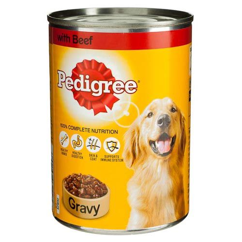 Pedigree Canned Beef & Gravy 400g
