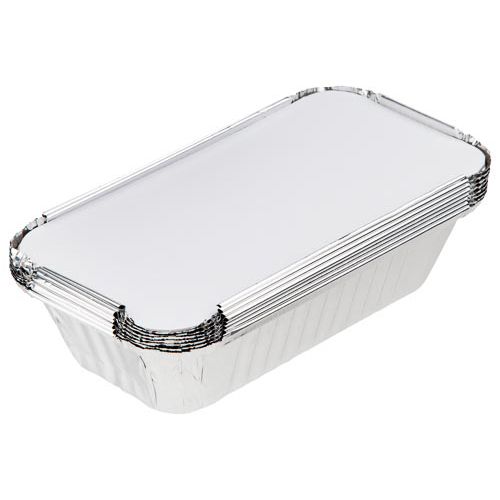 Medium Foil Containers With Lids 8 Pack