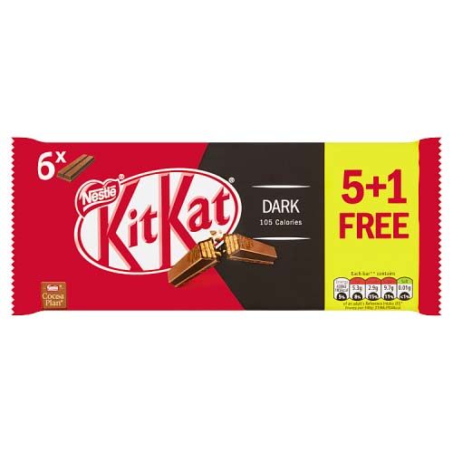 Kit Kat Dark 5+1 Free 6 Pack