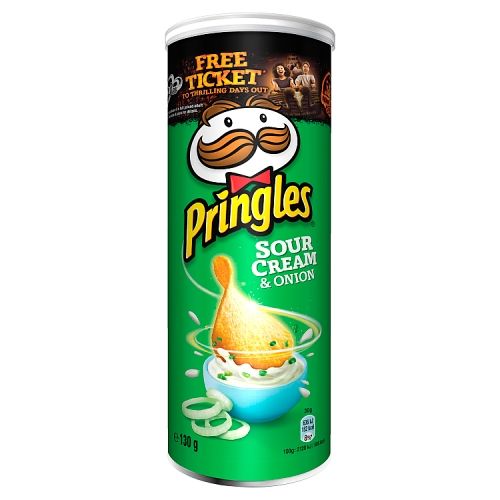 Pringles Sour Cream & Onion 130g