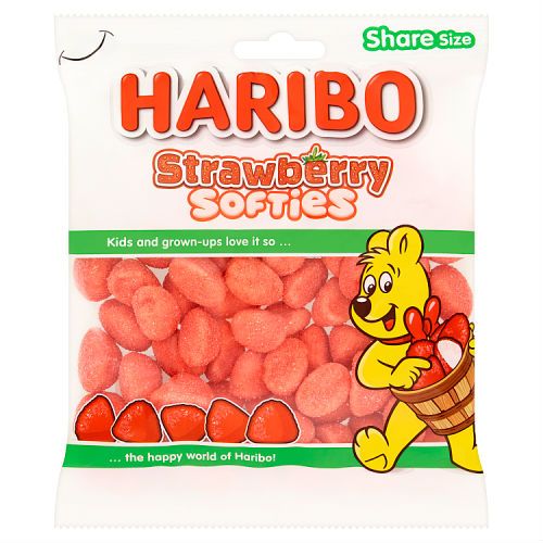 160g Haribo Strawberry Softies