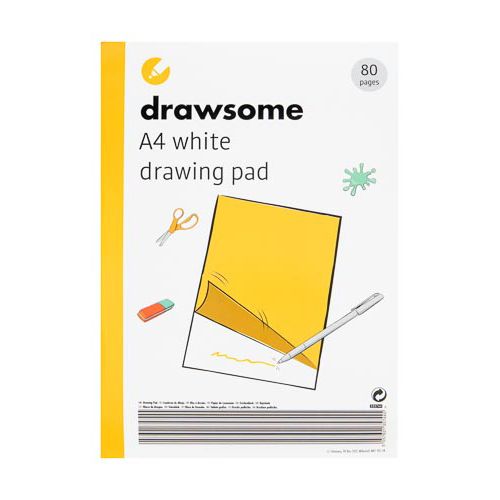 A4 Drawing Pad 80 Sheets