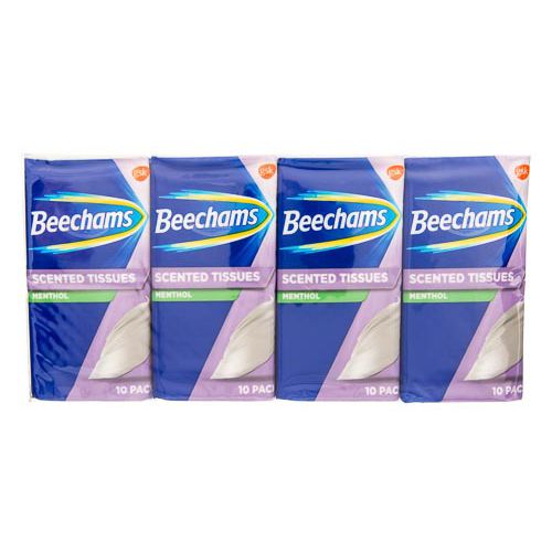 Beechams Scented Pocket Tissues 8x10pk