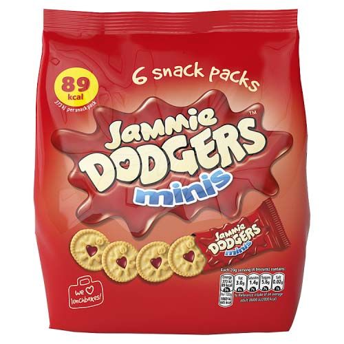 Mini Jammie Dodgers 6 Pack