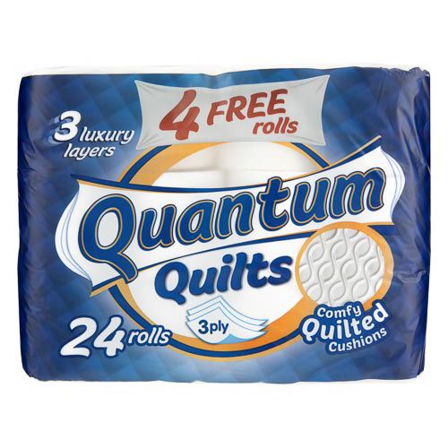 Quantum Quilts Toilet Tissue Standard 24 Pack