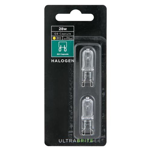 Ultrabrite 28w G9 Halogen Caps