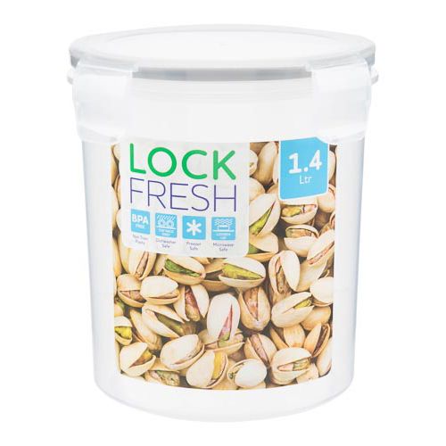 Round Clip Lock Container 1.4l