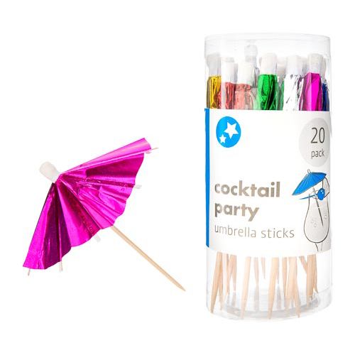 Umbrella Sticks 18pk