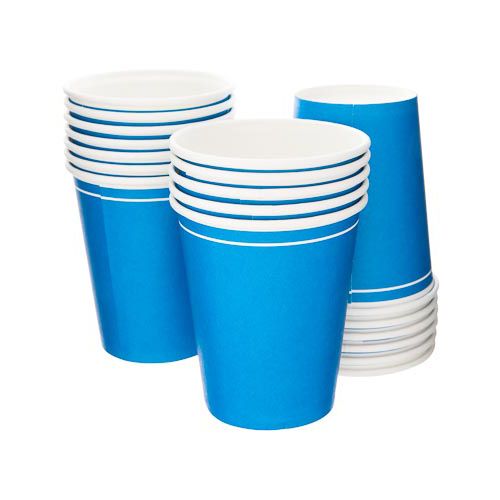 Blue Design Cups 20pk