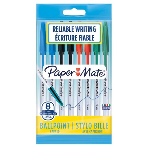 Newell Papermate Ballpoint Pen Assorted 8 Pack