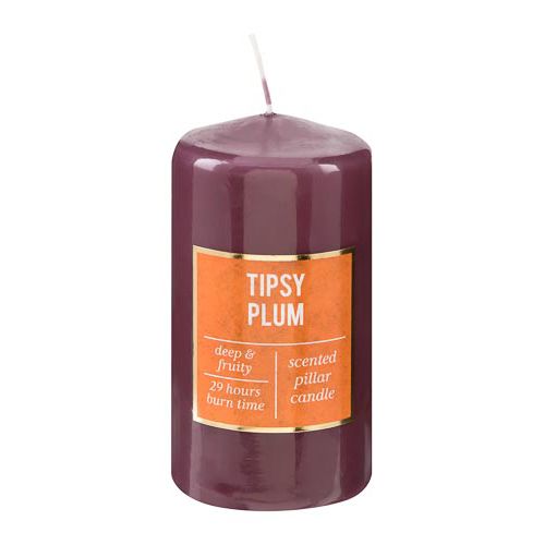 Pillar Candle Tipsy Plum