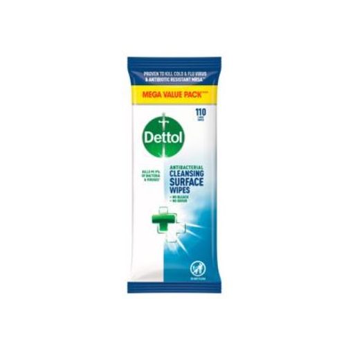 Dettol Antibacterial Cleansing Surface Wipes 110pk
