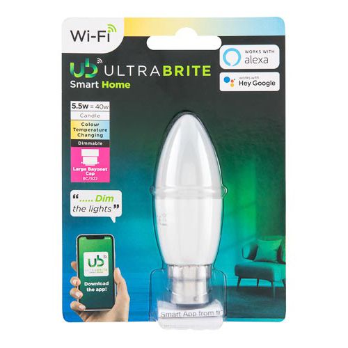 Ultrabrite Smart Bulb Lge 40w