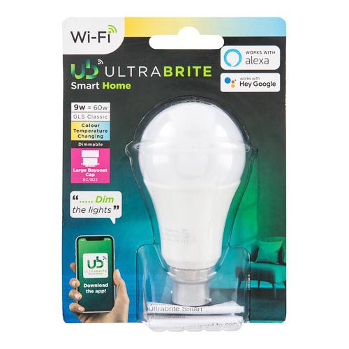 Ultrabrite Smart Bulb Lge 60w