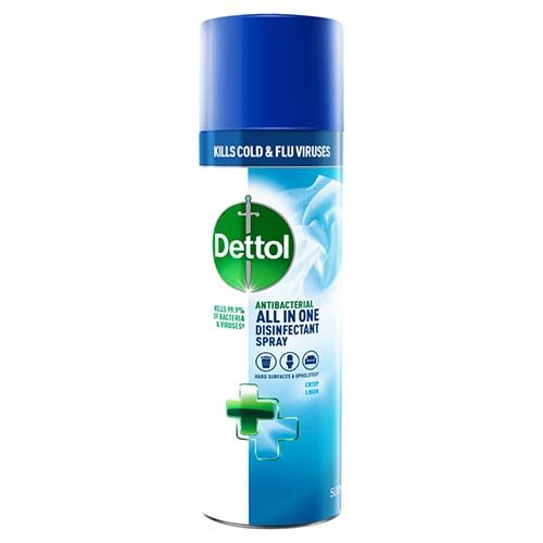 Dettol Disinfectant Spray Crisp Linen 500ml