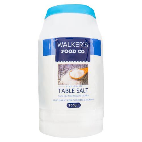 750g Walkers Fine Table Salt
