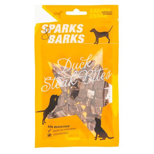 Sparks & Barks Duck Steak Bites 70g