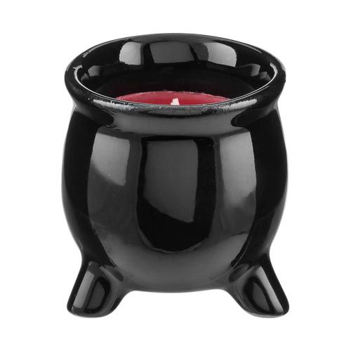 Ceramic Cauldron Candle