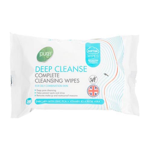 Pure Deep Cleanse Wipes 25pk
