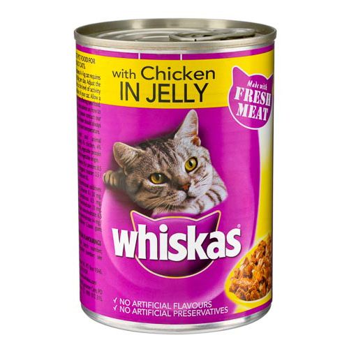 Whiskas Canned Chicken In Jelly 390g