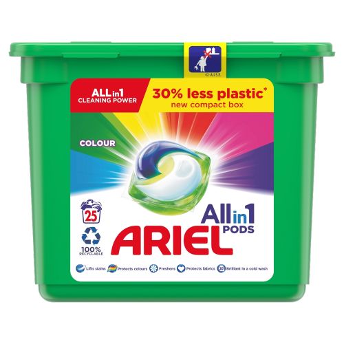 Ariel Colour All In 1 Washing Capsules 25w 595g