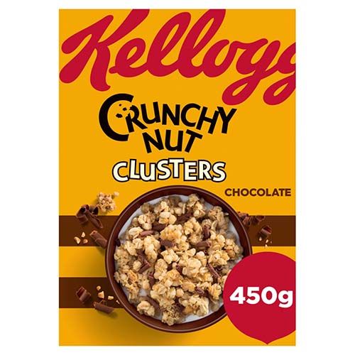 Kelloggs Crunchy Nut Clusters Honey & Nut 450g