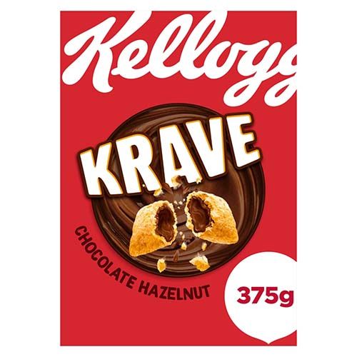 Kelloggs Krave Chocolate & Hazelnut 375g