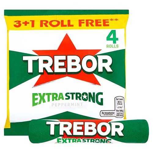 Trebor Extra Strong Mints 3+1pk 179g