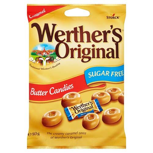 Werthers Sugar Free Butter Candy 80g