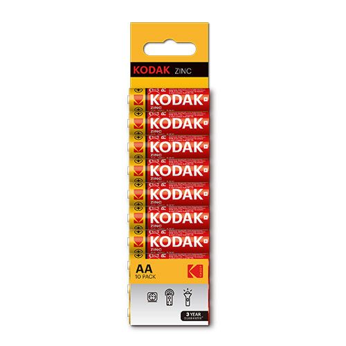 Kodak Zinc AA Batteries 10 Pack