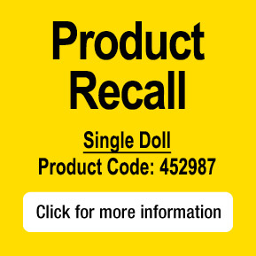 Product Recall - Single Doll