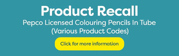 Customer Notice - Licensed Colouring Pencils